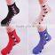 Hot Sales lady jaquard Rumi Socks with pointelle pattern lady tube socks