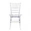 HS-2102 wholesale chivari design transparent aluminum tiffany wedding chiavari chairs
