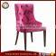 luxury italian style simple design metal antique dining chair