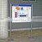 Advertising board stand pylon sign, bulletin board