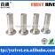 6x20mm plain color solid aluminum rivet