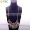 >>>2016 Wholesale Punk pendant Necklace Women Vintage drop Necklaces Fashion tassel Boho collar necklace Turkish Jewelry/