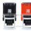 Free sample Epress Round Dater 30mm Black Red Office use Auto rubber plastic stamps