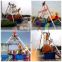 2016 hot sale factory direct small kid's outdoor playground pirate ship rides