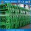 Belt conveyor trough idler roller frame