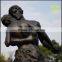 Large outdoor bronze figure sculptures European style couple copper sculpture