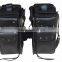 2x Motorcycle Chopper Waterproof PU Leather Chrome Studs Pannier Saddle Bags