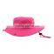 Soft Textile Sport UV-protection Floppy Hat With String