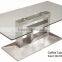 TB Stainless Steel Table With Glass Top Design Glass Sofa Table