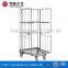 ISO certificated wire mesh steel roll cage container service trolly
