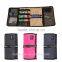 BUBM roll up tool kit bag portable elastic band organizer bag for electronics accessories case USB drive cable