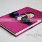 Luxury Silk Covor Wedding Guest Book with ribbon