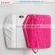 Pink and White PU Synthetic Leather Diamond Phone Case Cover for Samsung Galaxy