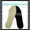 6mm thick thermal inner soles for boots comfort cheap fob ningbo price wool felt warm shoe insoles