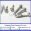 Countersunk head self-tapping screws with hexalobular slot