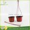 plastic flower hanging flower pots vertical garden pots