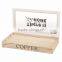 Custom lacquered 9 compartments Chinese wooden tea gift box with glass top