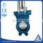 PTFE lined ggg40 knife gate valve