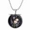 Wholesale hot sale Amazon Cheap jewelry for Halloween gift silver chian samll girl photo glowing necklace pendant picture