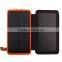 Solar Mobile Power Supply 8000mah Portable Multifunctional Powerpack With 3Levels Led Light Lamp
