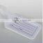 Cheap personalized plastic luggage tags with writable paper card