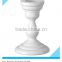 home decor white wooden candle stick holder
