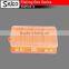 SWH0313A Small Transparent colorful double open plastic fishing tackle box