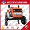 15 hp Orange color diesel engine electric farm mini tractor