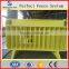 Road Safety Galvanized Steel Mobile Barrier Yellolw Color