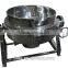 Stainless steel vertical electric heated double jacketed kettle