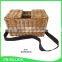 Wholesale wicker picnic basket with wine holder for 2 person