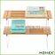 Bamboo 2 layer display shelf for kitchen Homex-BSCI Factory