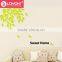 Original design MDF wood DIY 3D wall decor Leaf shape Wall Stickers