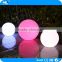 Solar charging Led light ball / Led waterproof swimming pool ball /led ball with 16 colors change