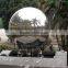 garden street statue metal craft sculpture stainless steel balls