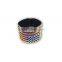Acrylic Gem/Rhinesone Bracelet with Zinc alloy locking part, Hot Sale Gift Leather with Crystal Gem Decoration