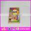 2016 new design cooking toy wooden puzzles for toddlers W14A157