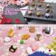 Colorful miniature Wagashi magnets for sale , various items available