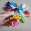 Assorted Colors Alligator 1" Plastic Pacifier Clips