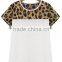 Fashion chiffon blouse Women Tops with Leopard