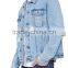Wholesale Denim Men's Cotton Make Old Hole Jeans Jacket