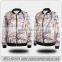 Custom quilted bomber jacket , safety reflective jacket