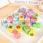 Kids Cartoon flower Stamp Children Custom Plastic Rubber Self Inking Stampers Toys 60pcs/lot scrapbooking stamp