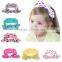 Newest Baby Girls Knotted Headband Chic Dot Print Turban Headwear Elastic Cotton Knit Headbands
