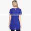 blue short sleeve tops maternity dresses for office lady