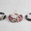 custom own words multiwrap genuine leather bracelets diy animal charms red leather bracelets for couple gifts 2017