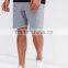 New Design 100% Cotton Board Shorts Soft Terry Jersey Track Shorts Raw Cuffed Hems Pants With Two Side Pocket