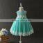 latest baby frock design pictures summer wedding flower dress with green color