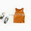 Cute Baby Sleveless Singlet Knit Cotton Fabric Mini Shirt Children Clothing