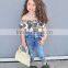 S17441A Sweet Girl Clothing Ruffle Girl Outfits Wholesale Children's Boutique Clothing